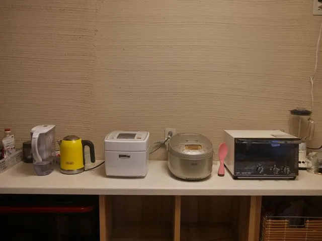 Halu 的電子鍋、熱水壺、小烤箱與果汁機