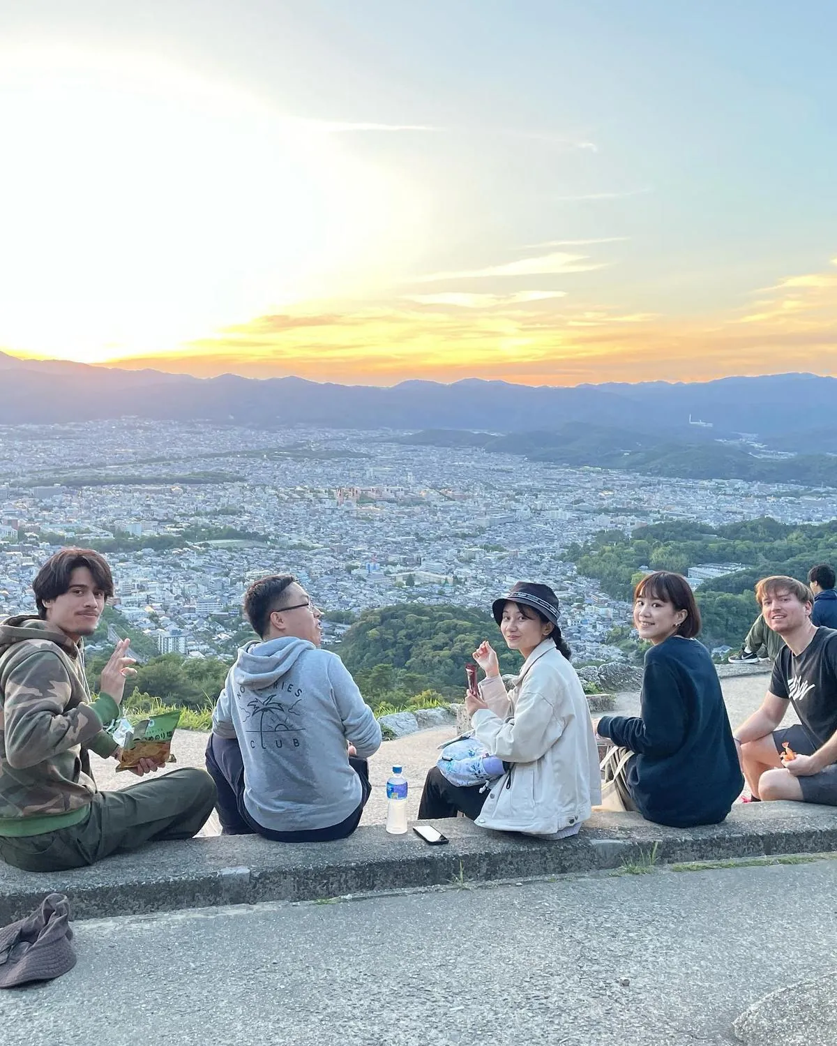 Kyoto panorama from a mountain hike